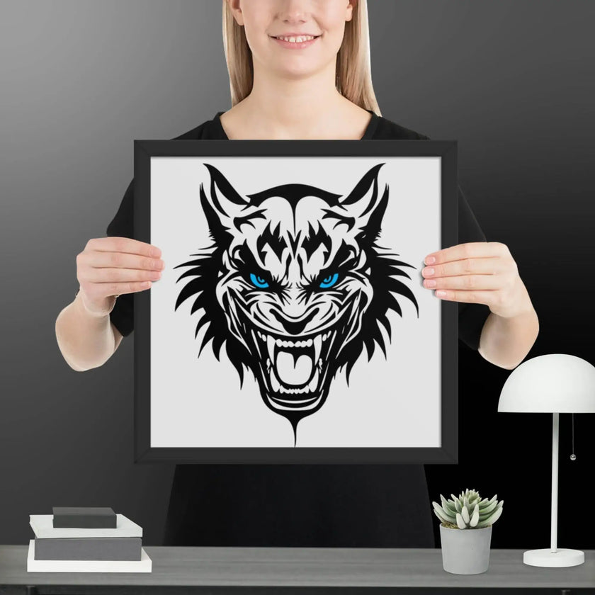 Savage Laughter Wall Art Framed poster - STYLISHOUR