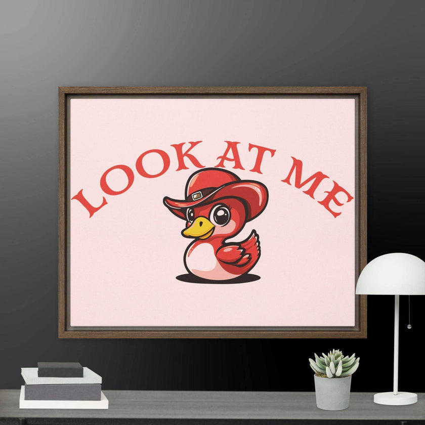 Look At Me Framed canvas - STYLISHOUR