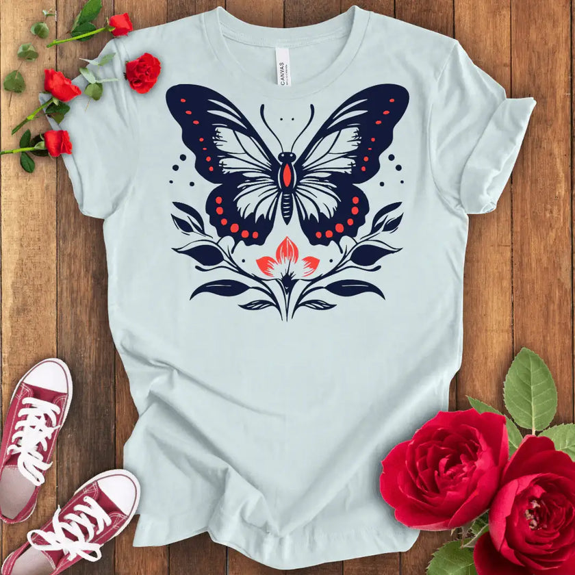 Wings of Freedom Butterfly T-shirt - STYLISHOUR