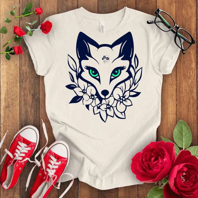Sneaky Fox Tee: Adorable Animal Print Shirt - STYLISHOUR