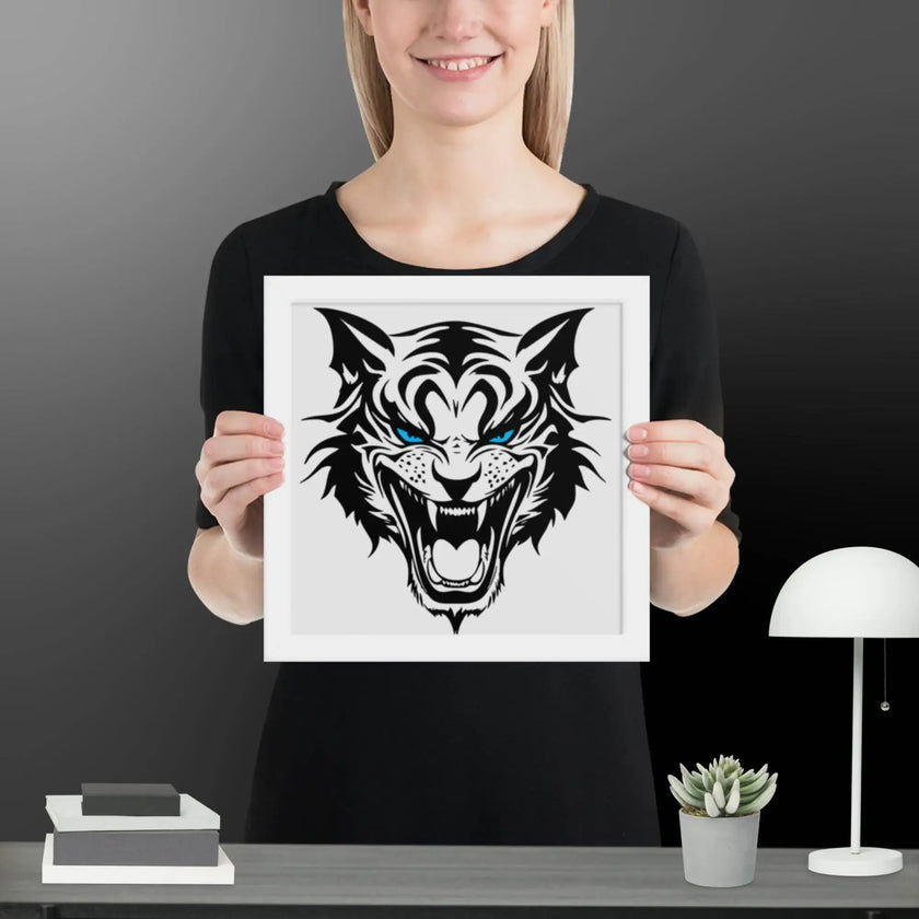 Fierce Fusion Wall Art Framed poster - STYLISHOUR