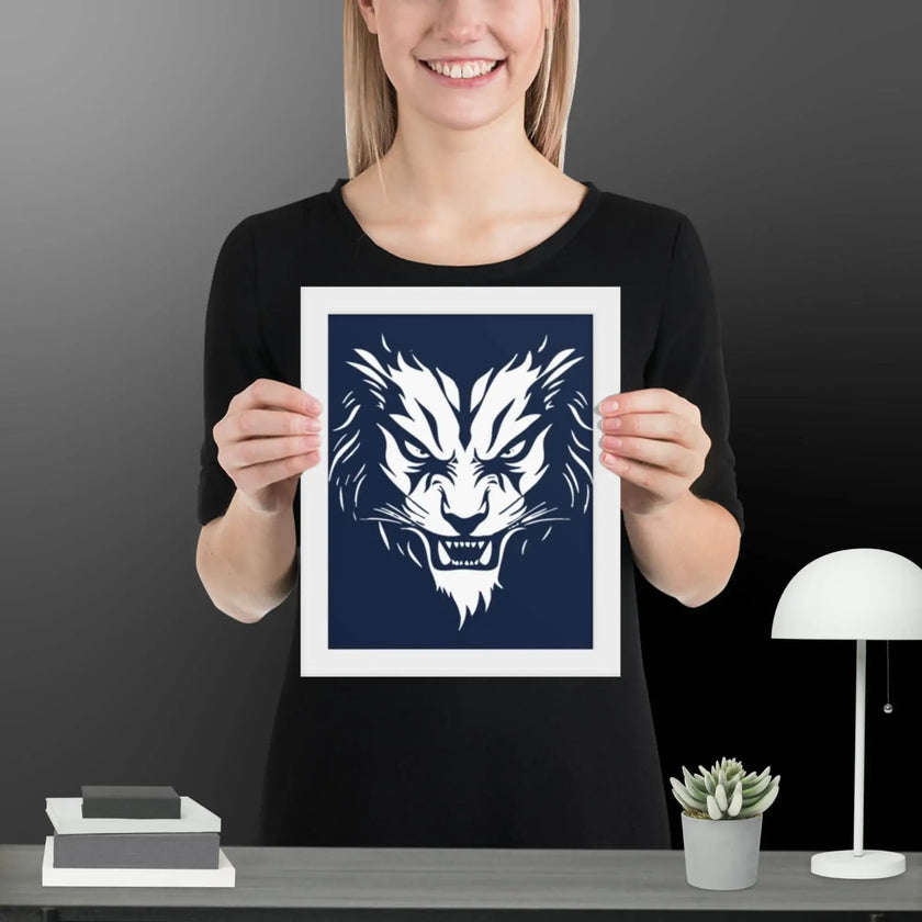 Roaring Madness Framed poster - STYLISHOUR