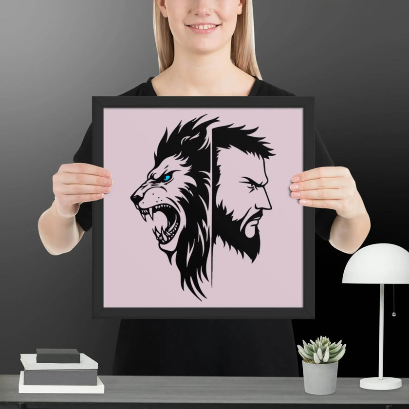 Fierce Fusion Wall Art Framed poster - STYLISHOUR