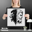Fusion of Beast and Madness Framed poster - STYLISHOUR