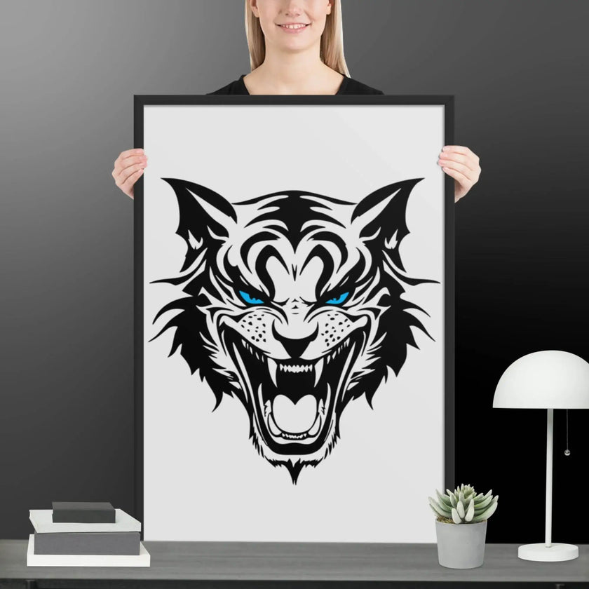 Fierce Fusion Wall Art Framed poster - STYLISHOUR