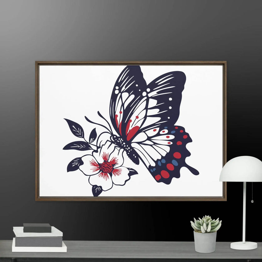 Adorable Butterfly Framed canvas - STYLISHOUR