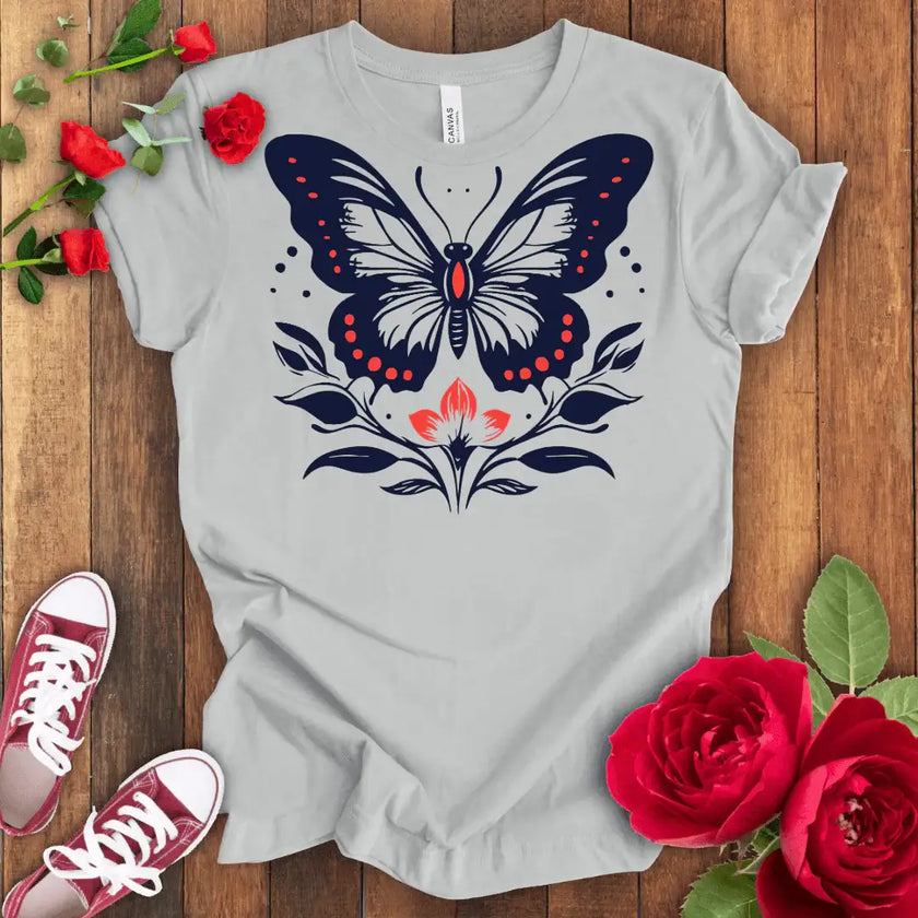 Wings of Freedom Butterfly T-shirt - STYLISHOUR