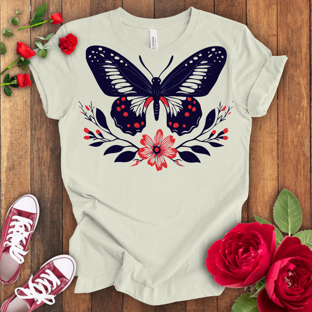Dance of Wings Butterfly T-shirt - STYLISHOUR