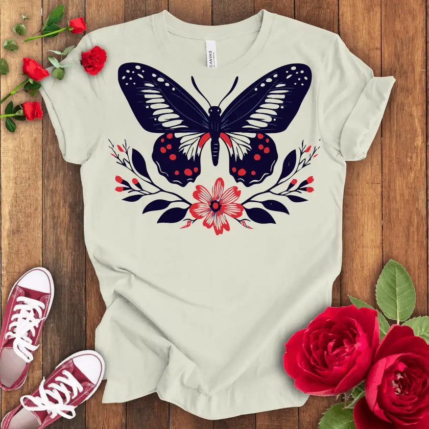 Dance of Wings Tee - Butterfly Frills - STYLISHOUR