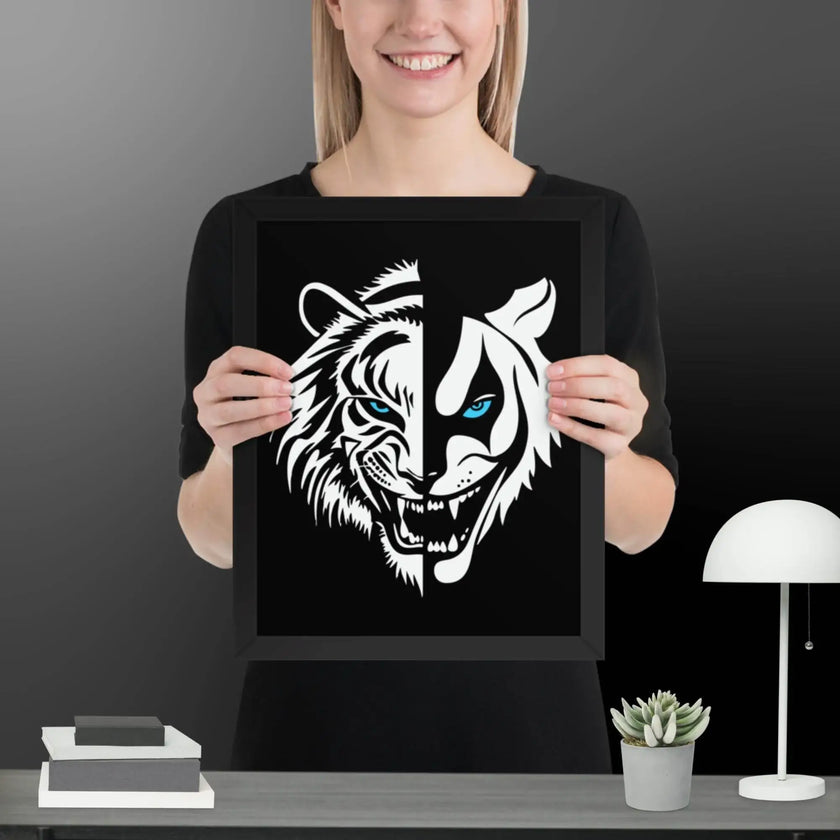 Laugh of the Wild Framed poster - STYLISHOUR