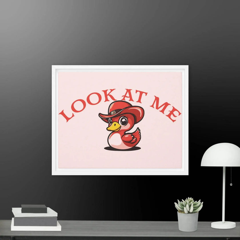 Look At Me Framed canvas - STYLISHOUR