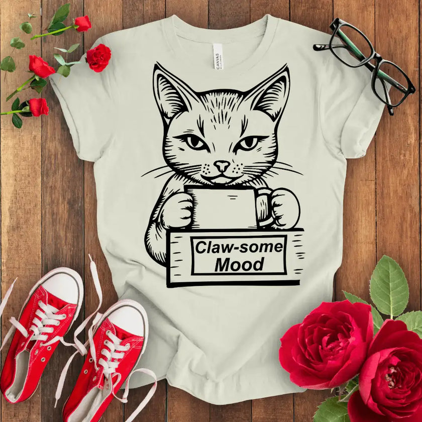 Awesome Mood Kitten T-shirt - STYLISHOUR