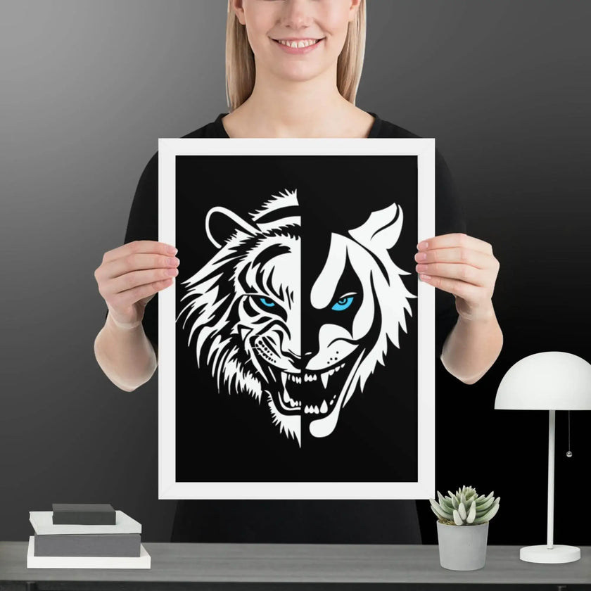 Laugh of the Wild Framed poster - STYLISHOUR