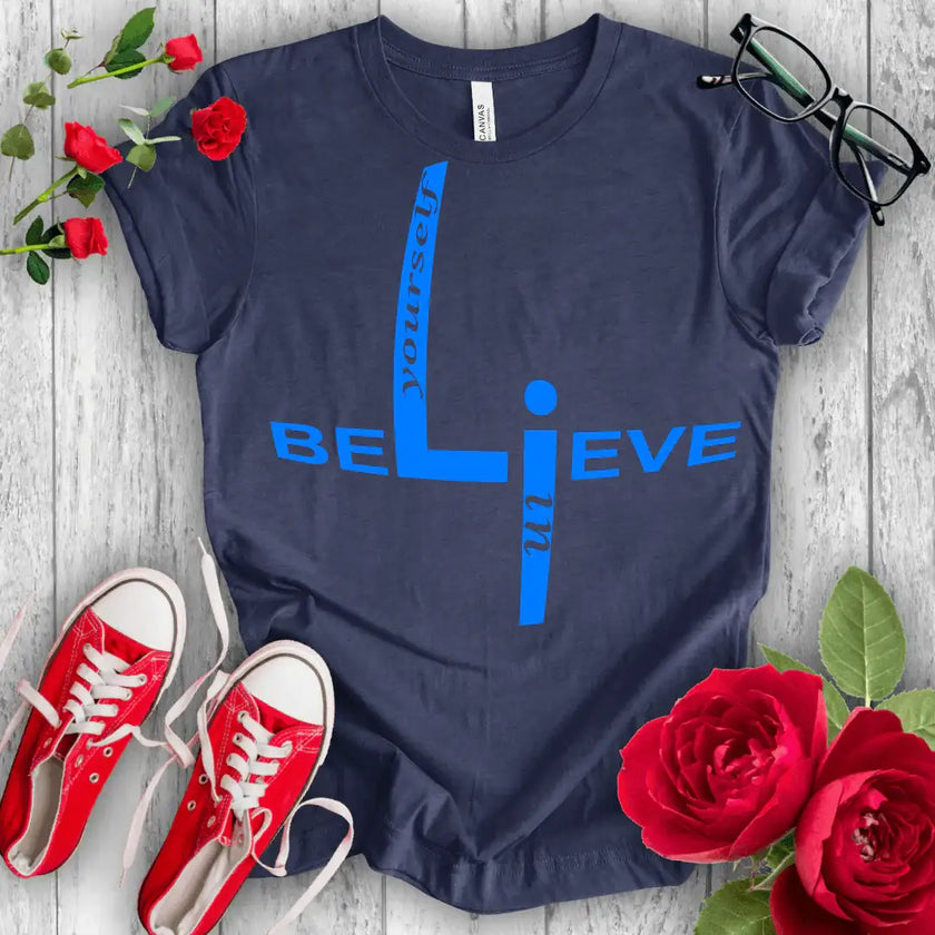 Believe Tee: Spread positivity with this empowering shirt - STYLISHOUR