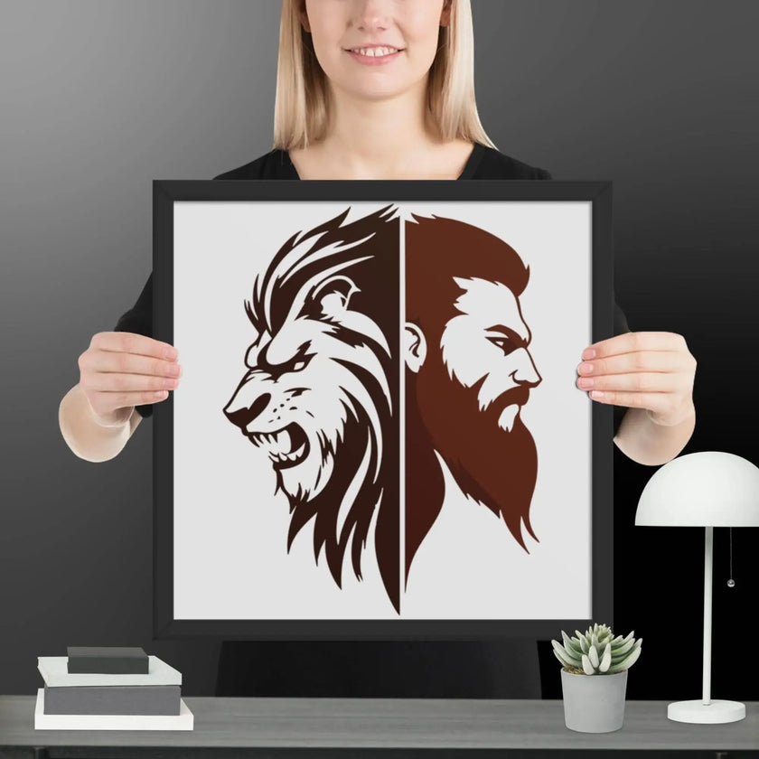 Fierce Fusion Wall Art Framed poster - STYLISHOUR