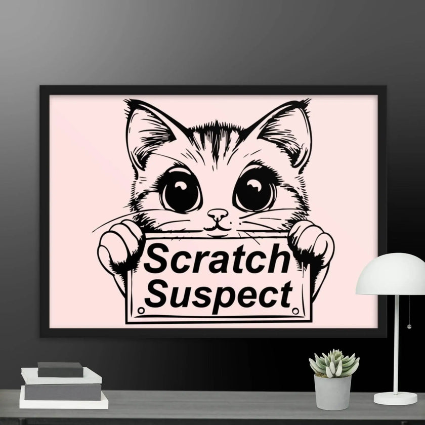 Cute Cat Framed matte paper poster - STYLISHOUR