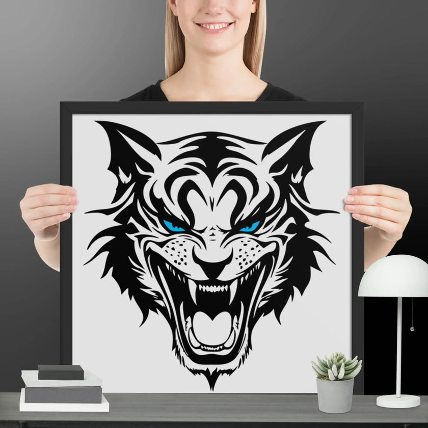 Fierce Fusion Wall Art Framed poster - STYLISHOUR