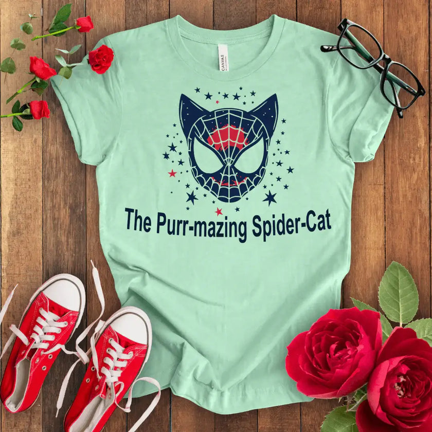 Amazing Spider Cat T-shirt - STYLISHOUR