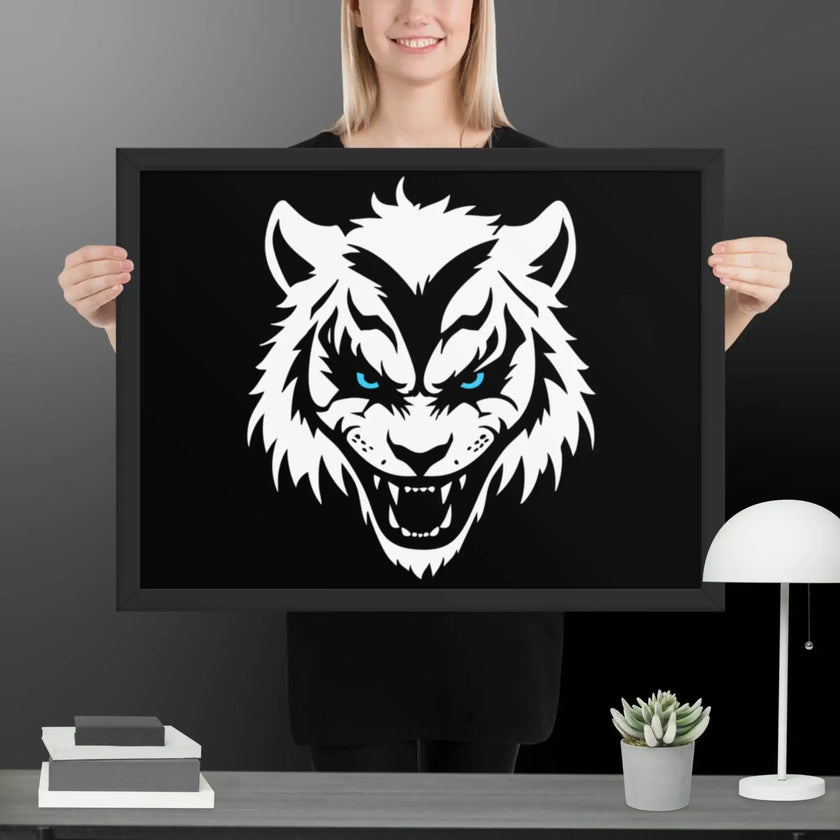 Fusion of Chaos and Power Framed poster - STYLISHOUR