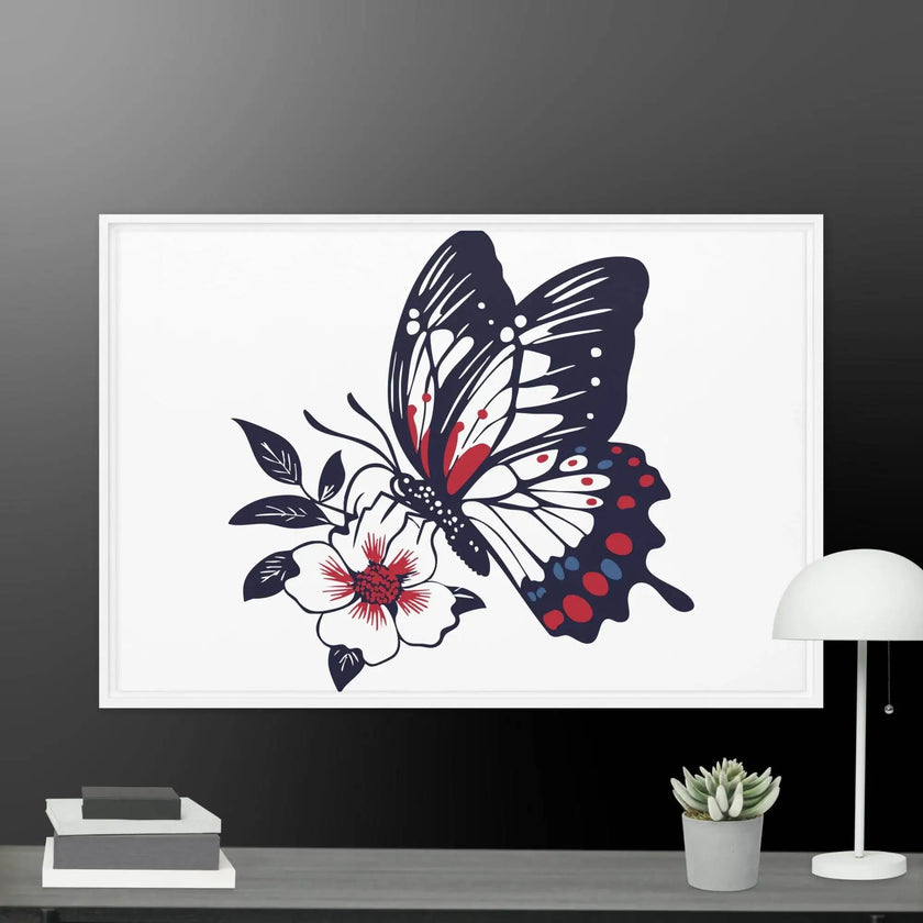 Adorable Butterfly Framed canvas - STYLISHOUR