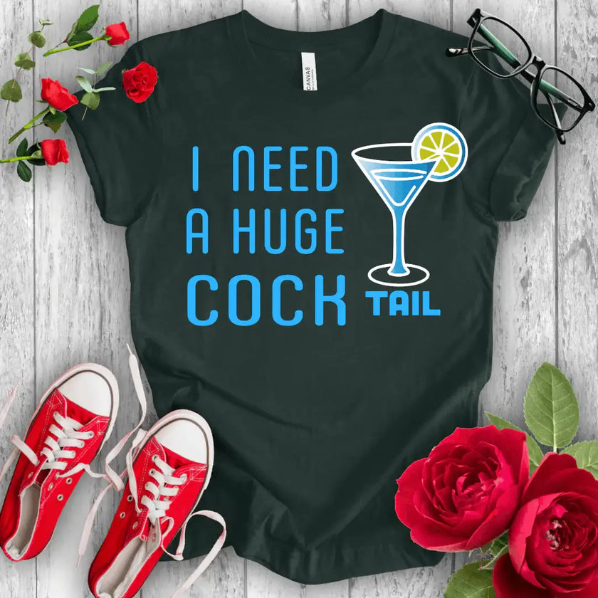I need a huge cocktail premium tee - STYLISHOUR