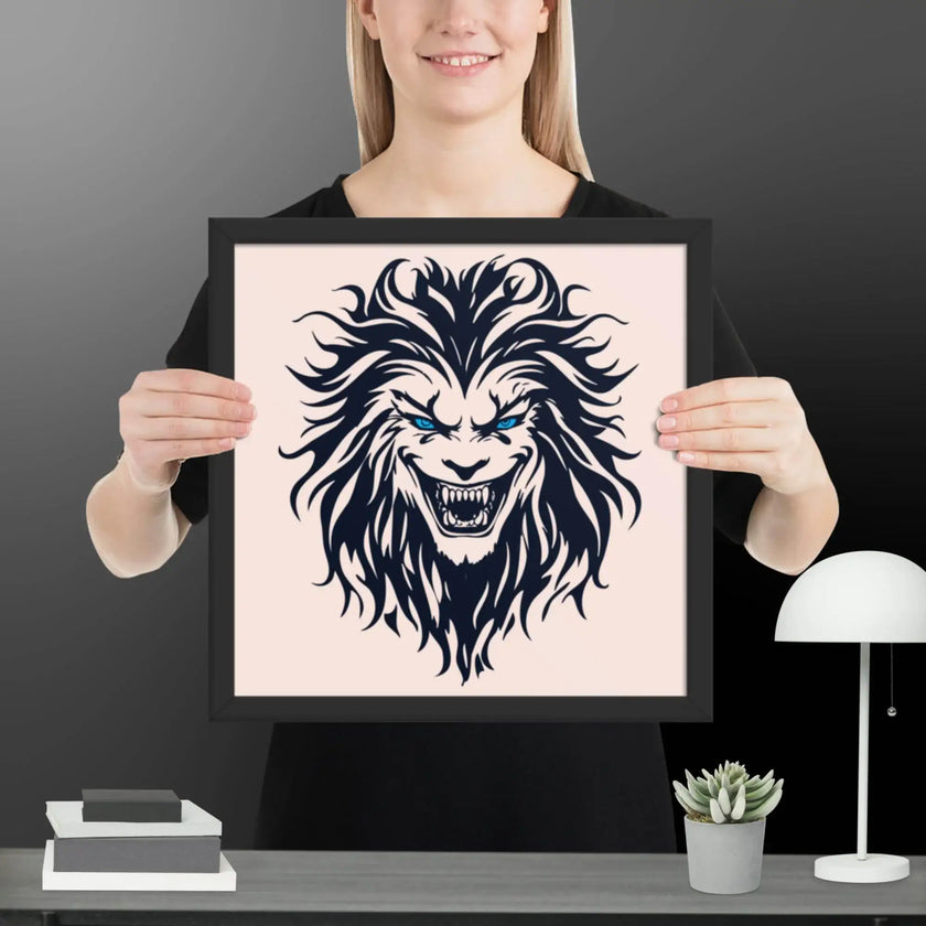 Savage Smile Wall Art Framed poster - STYLISHOUR