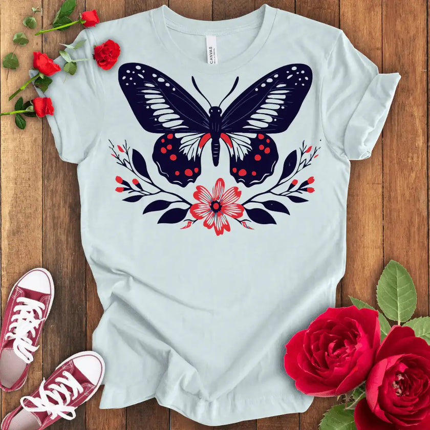 Dance of Wings Tee - Butterfly Frills - STYLISHOUR