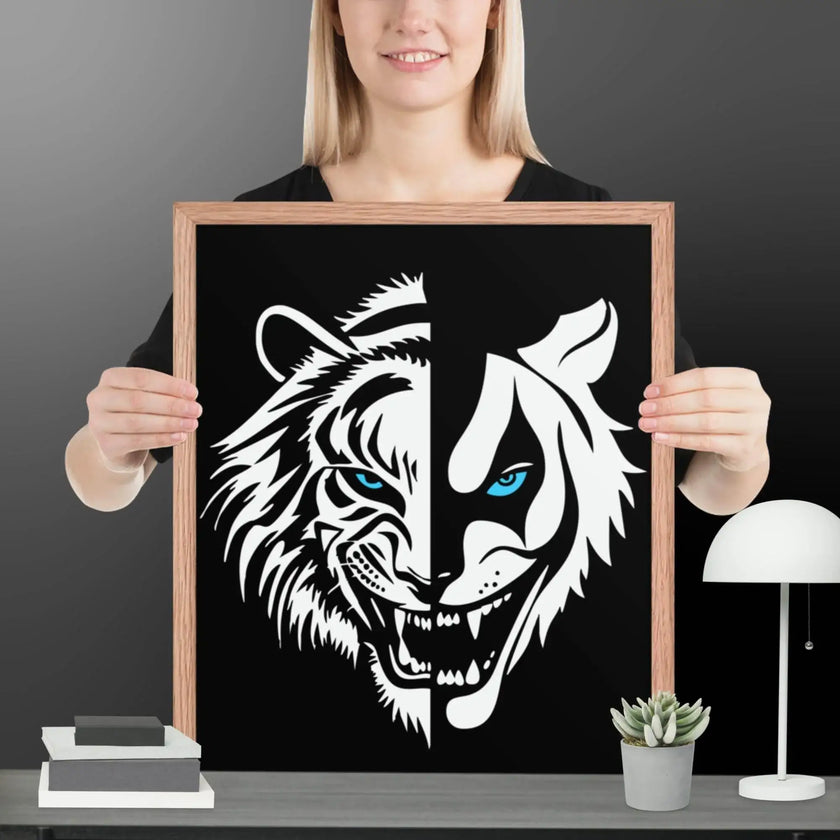 Laugh of the Wild Framed poster - STYLISHOUR