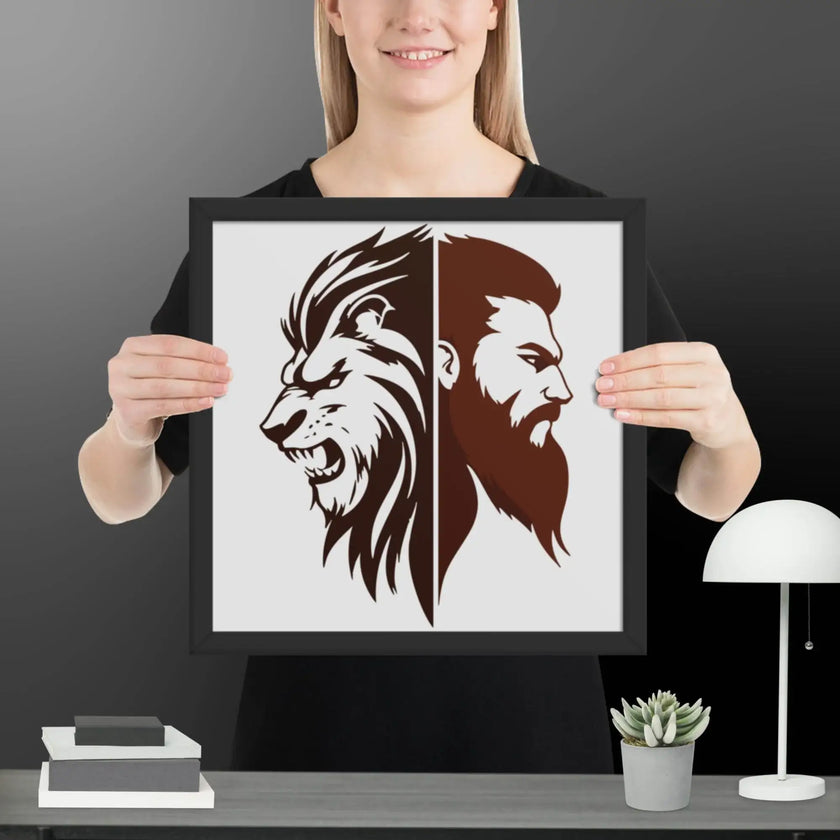 Fierce Fusion Wall Art Framed poster - STYLISHOUR