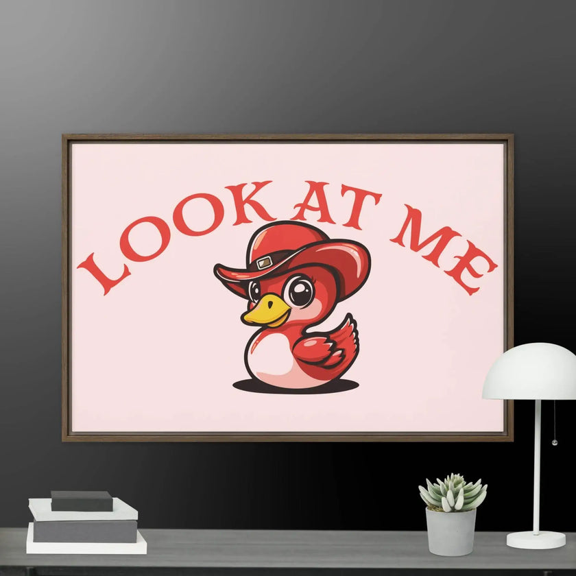 Look At Me Framed canvas - STYLISHOUR