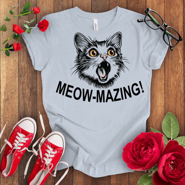 Meow Amazing Cat T-shirt - STYLISHOUR
