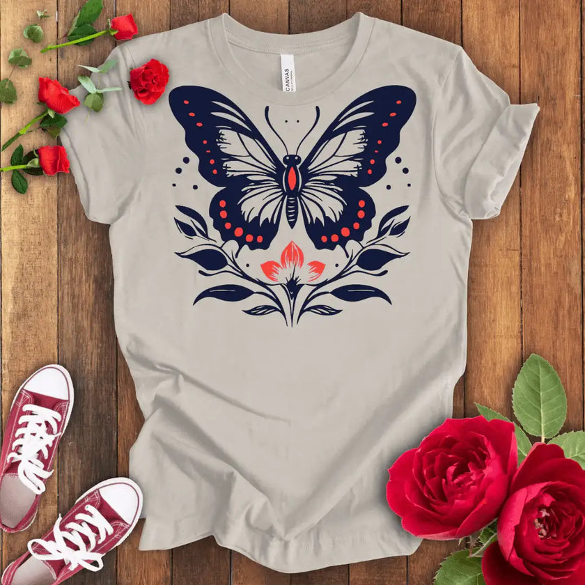 Wings of Freedom Butterfly T-shirt - STYLISHOUR