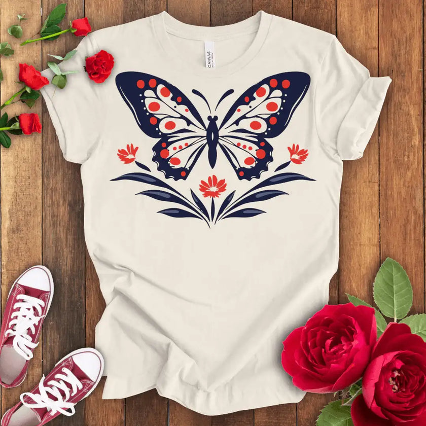 Wings of Wonder Butterfly T-shirt - STYLISHOUR