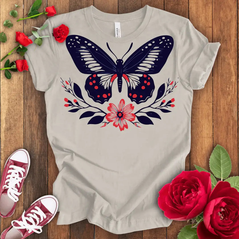 Dance of Wings Tee - Butterfly Frills - STYLISHOUR