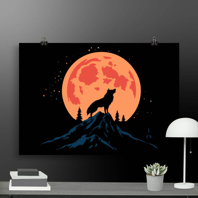 Howling Wolf Poster - STYLISHOUR