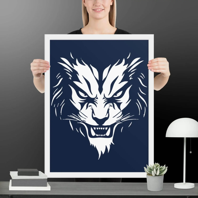 Roaring Madness Framed poster - STYLISHOUR