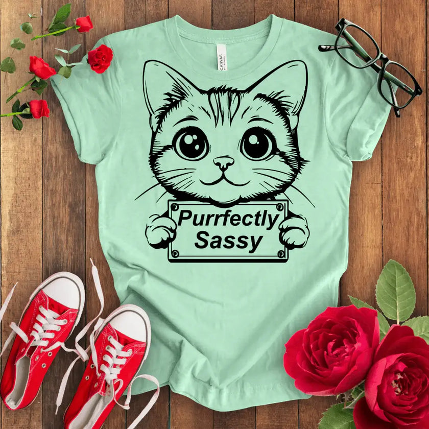 Perfect Sassy Kitten T-shirt - STYLISHOUR