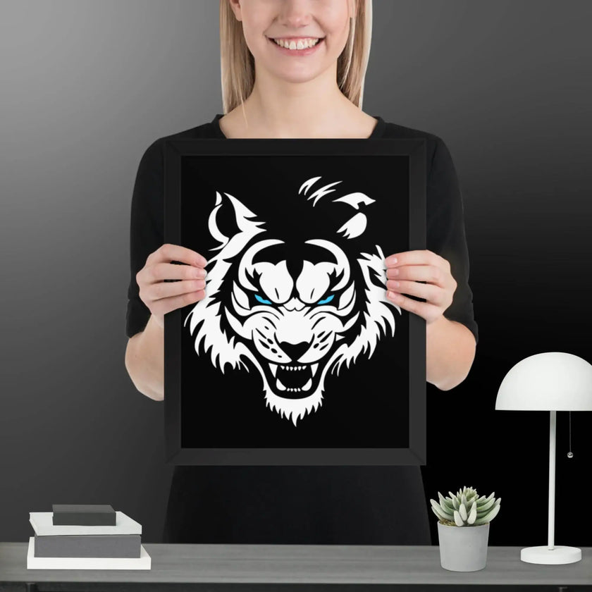 Fusion of Beast and Madness Framed poster - STYLISHOUR