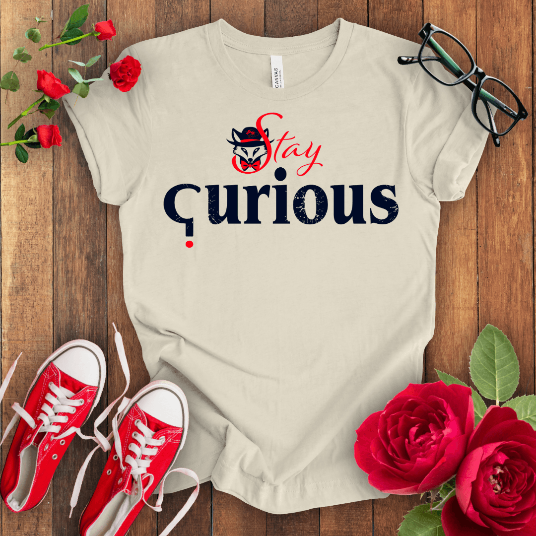 Stay Curious Fox T-shirt - STYLISHOUR