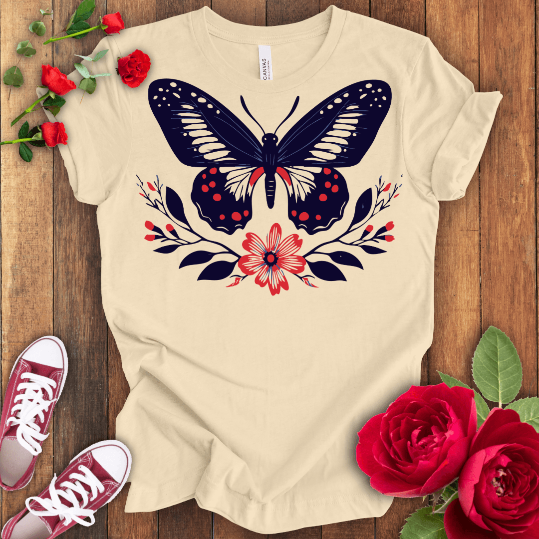 Dance of Wings Butterfly T-shirt - STYLISHOUR