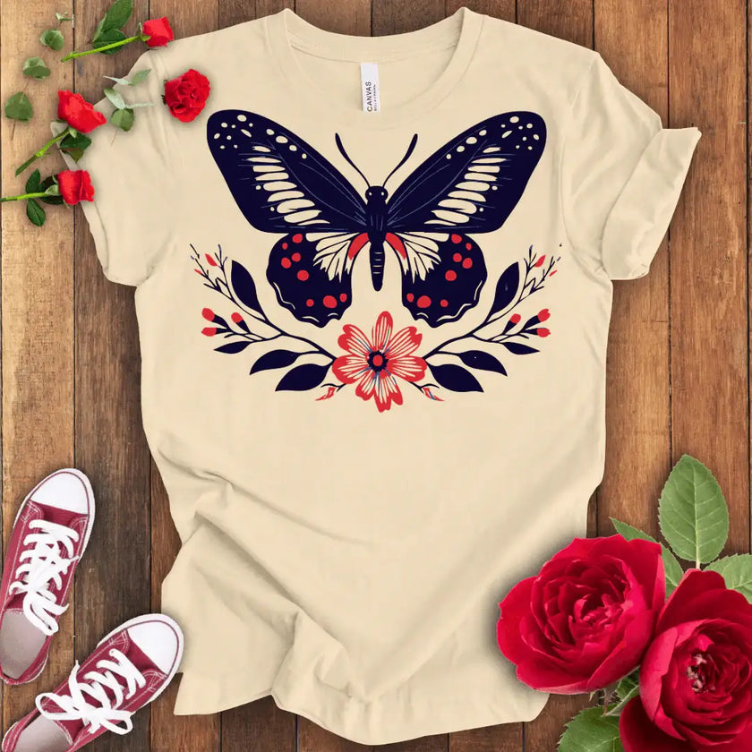 Dance of Wings Tee - Butterfly Frills - STYLISHOUR