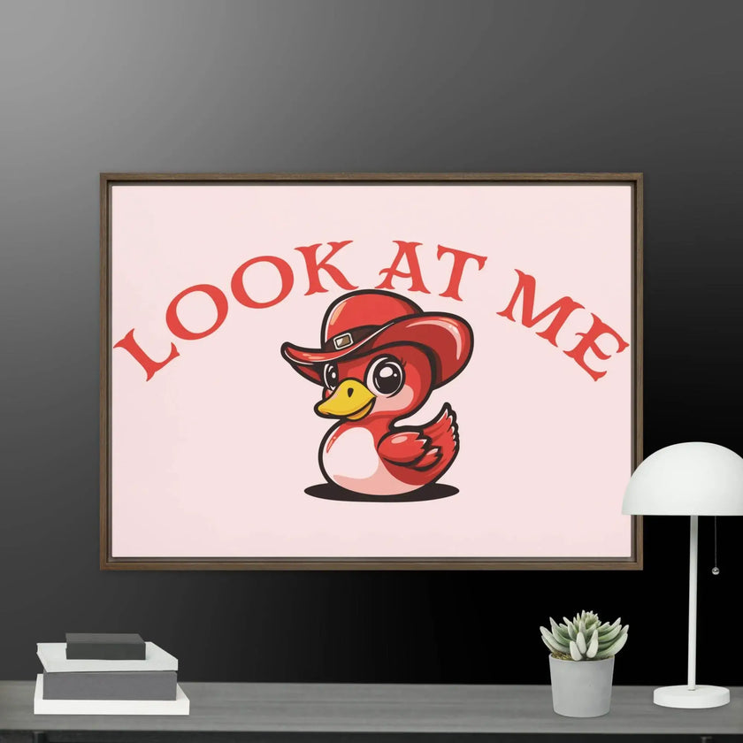Look At Me Framed canvas - STYLISHOUR