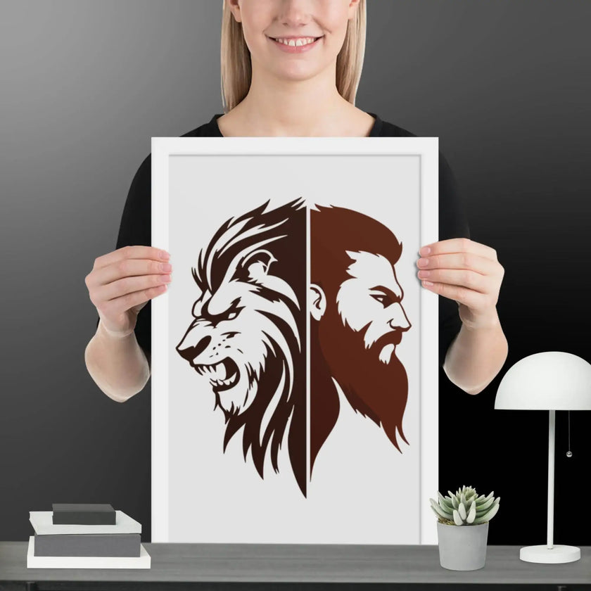 Fierce Fusion Wall Art Framed poster - STYLISHOUR