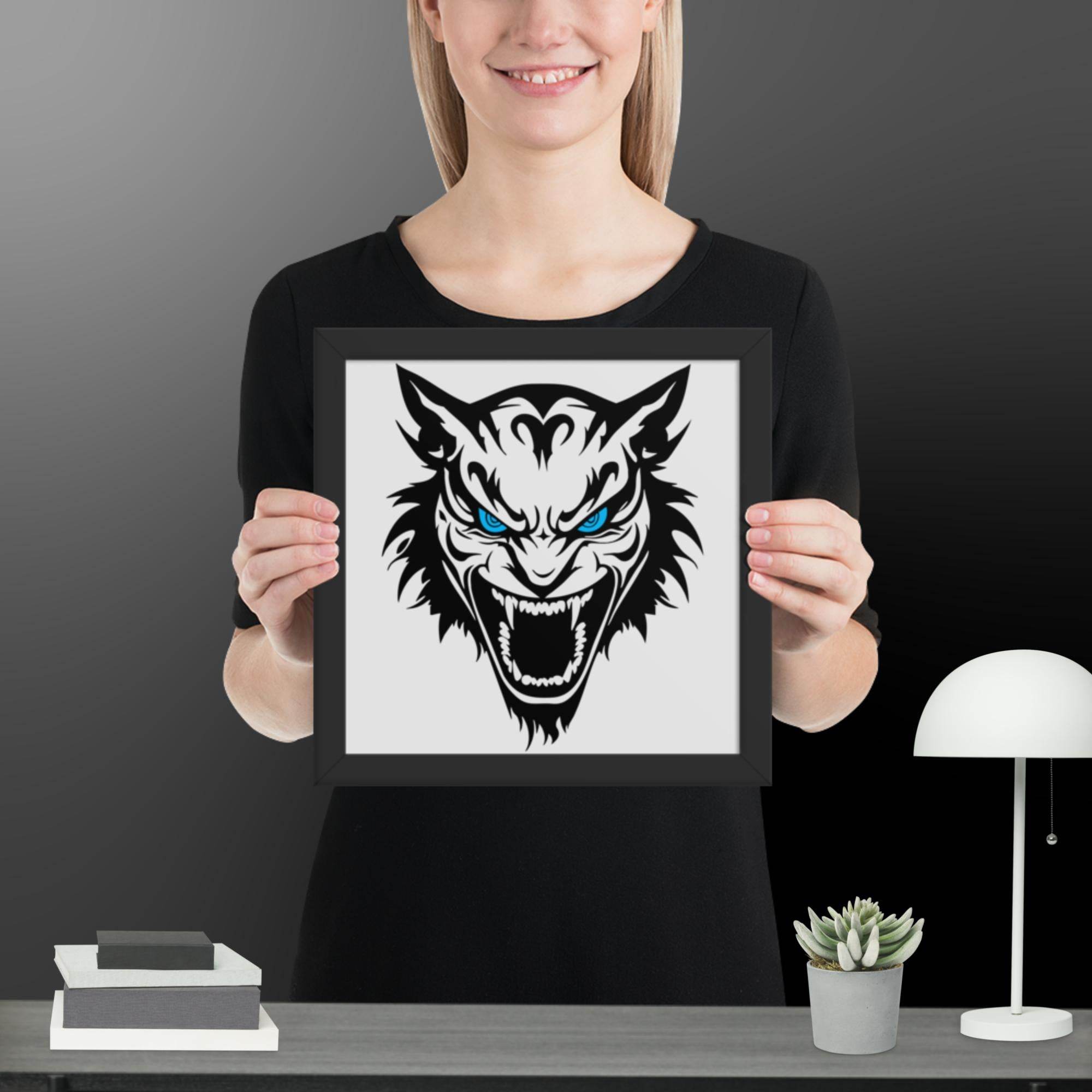 Jungle Madness Wall Art Framed poster - STYLISHOUR