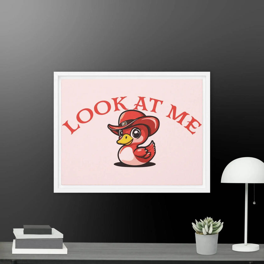 Look At Me Framed canvas - STYLISHOUR