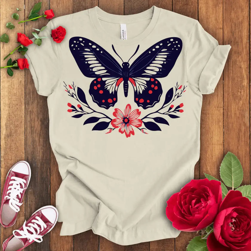 Dance of Wings Tee - Butterfly Frills - STYLISHOUR