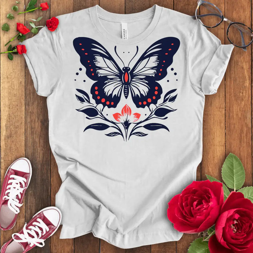 Wings of Freedom Butterfly T-shirt - STYLISHOUR