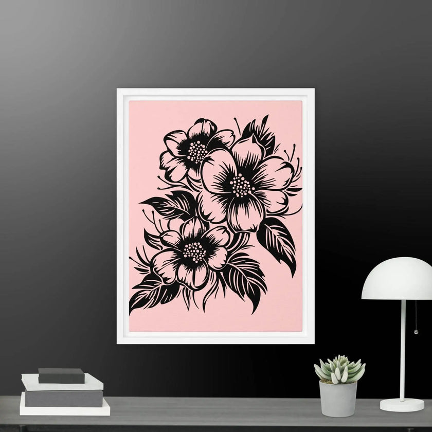 Flower Framed canvas - STYLISHOUR