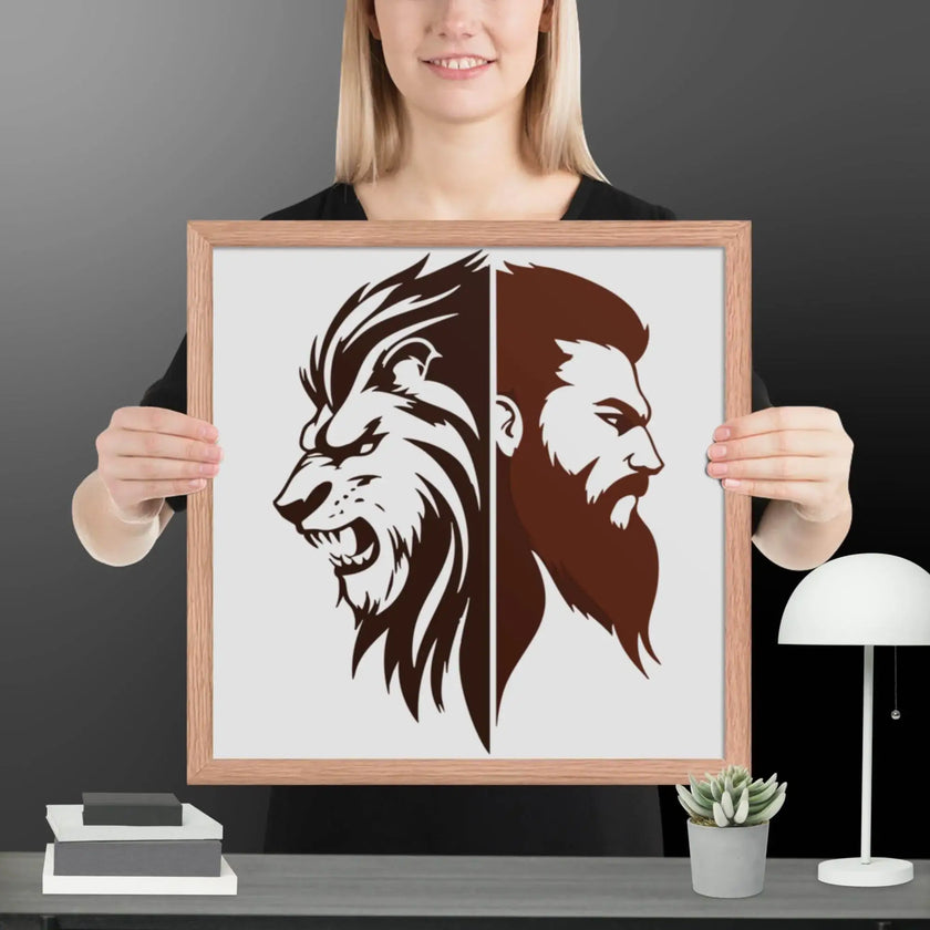 Fierce Fusion Wall Art Framed poster - STYLISHOUR