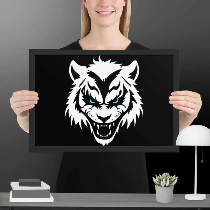 Fusion of Chaos and Power Framed poster - STYLISHOUR